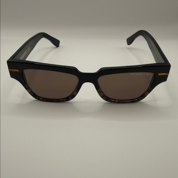 Cutler and Gross Black and Brown Sunglasses - Picture 2 of 4